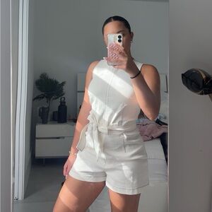 Sugarlips White Zip-Back Romper